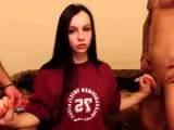 Teen handjob amateur pov wanking with great dirty talk