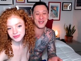 Mature redhead shakes her ass in lace panties