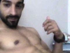 Turkish handsome hunk with big cock cumming