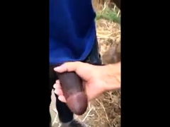 Playing With Big Black Cock