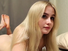 Blonde Teen Solo Masturbation