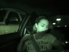 Courney James Nude in car