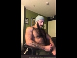 Hairy Lumberjack Shows Off his Cock ( No Cum )