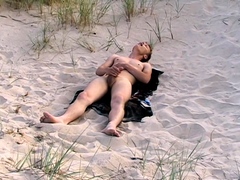 Hot Jock Arnold Wets Himself With Piss By The Beach