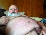 Fat Daddy Bear Cums Hard